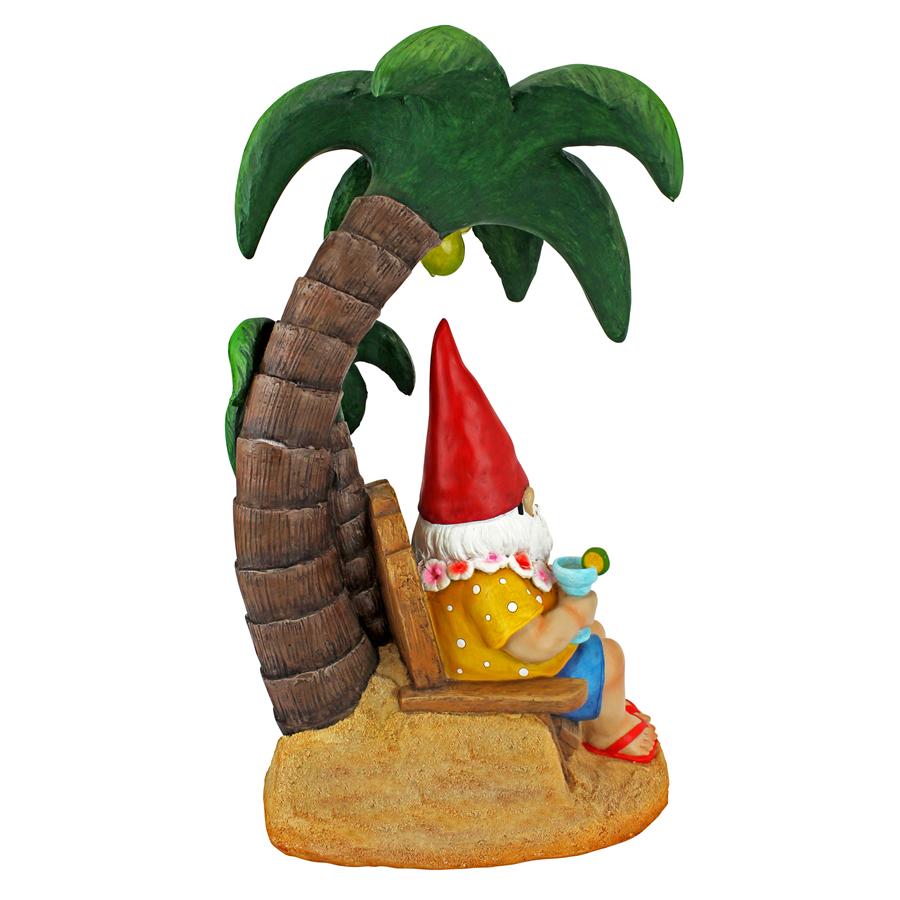 Beach Comber Gnome Dude Garden Statue