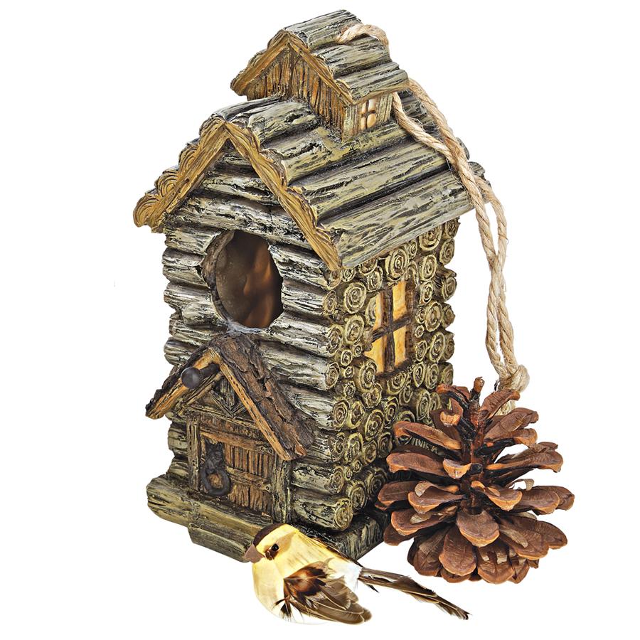 Backwoods Bird House Collection: Cabin