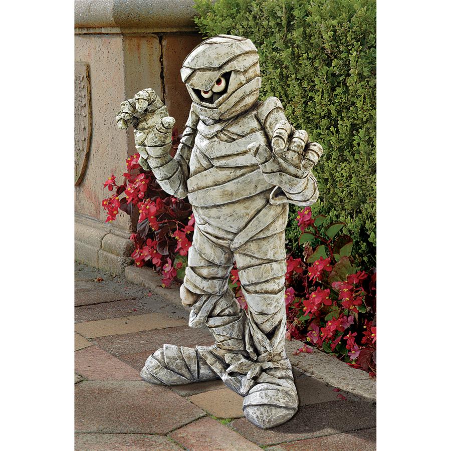 Wrapped Too Tight Garden Mummy Statue