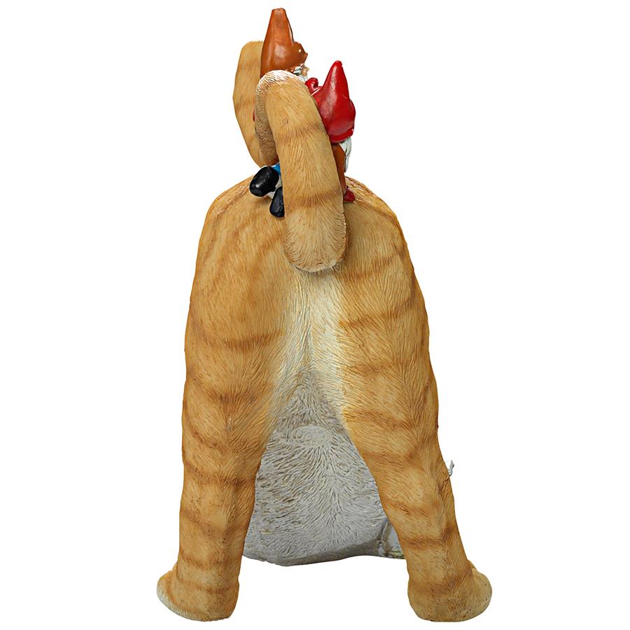 Catatonic Gnome Feline Frenzy Statue