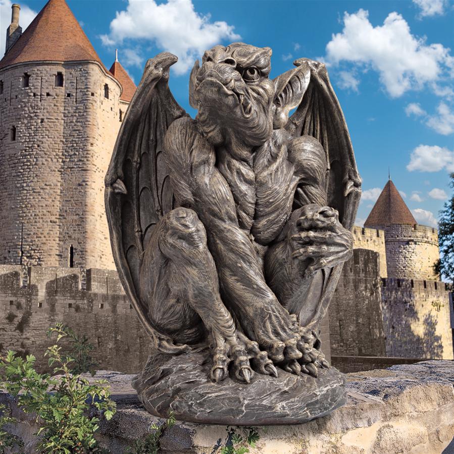 Silas the Gothic Gargoyle Sentry Statue: Large