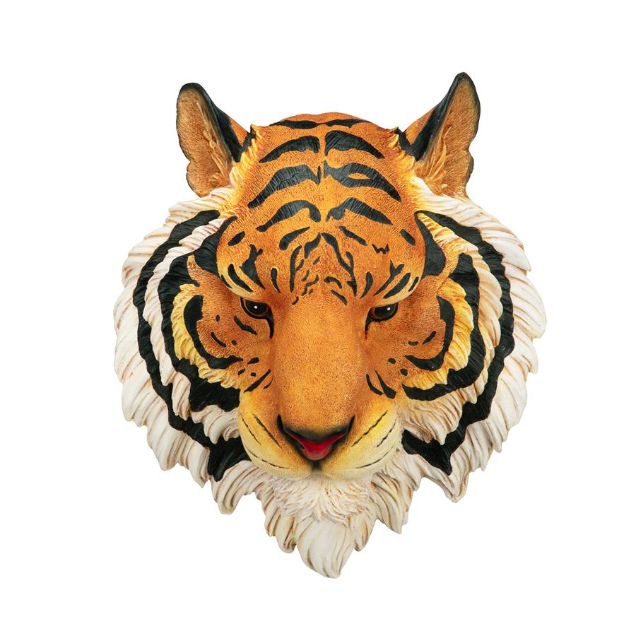 Indochinese Tiger Wall Sculpture: Each