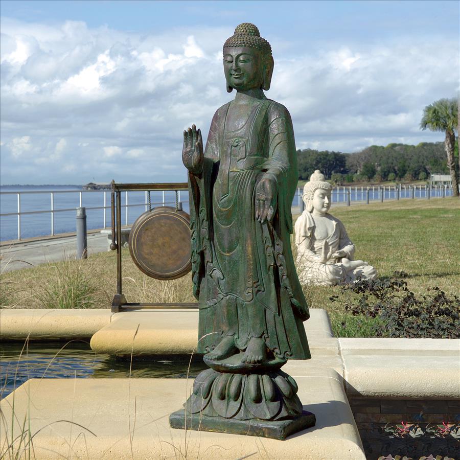 The Enlightened Buddha Garden Statue