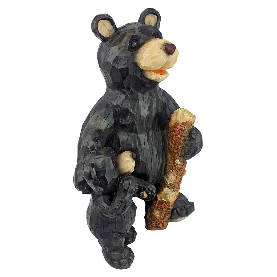 Black Forest Bear Pair Sculpture