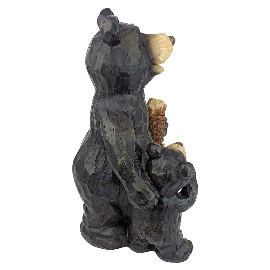 Black Forest Bear Pair Sculpture