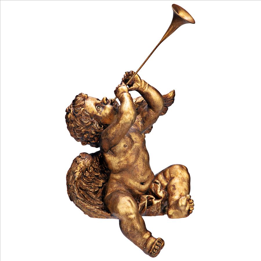 Trumpeting Angels of St. Peters Square Statue: Boy Angel