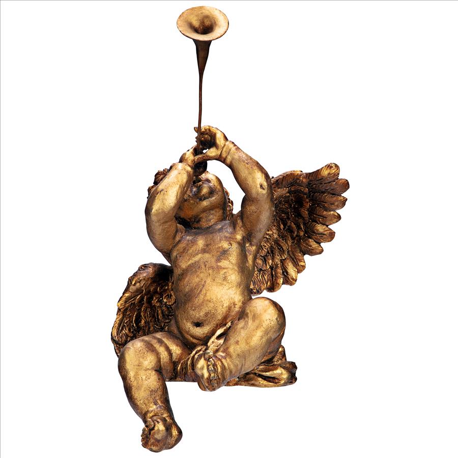 Trumpeting Angels of St. Peters Square Statue: Boy Angel