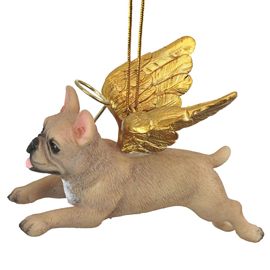 Honor the Pooch: French Bulldog Holiday Dog Angel Ornament