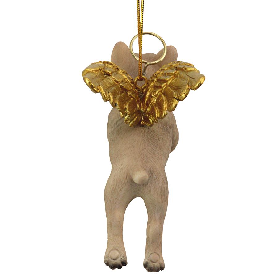 Honor the Pooch: French Bulldog Holiday Dog Angel Ornament