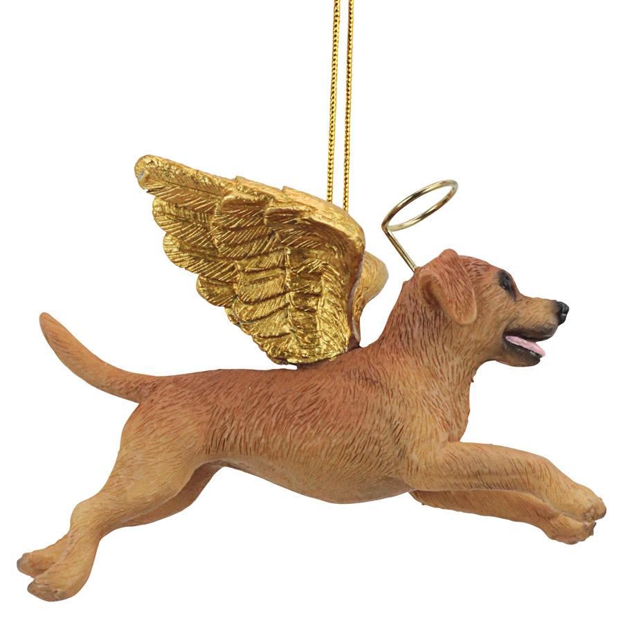 Honor the Pooch: Golden Retriever Holiday Dog Angel Ornament