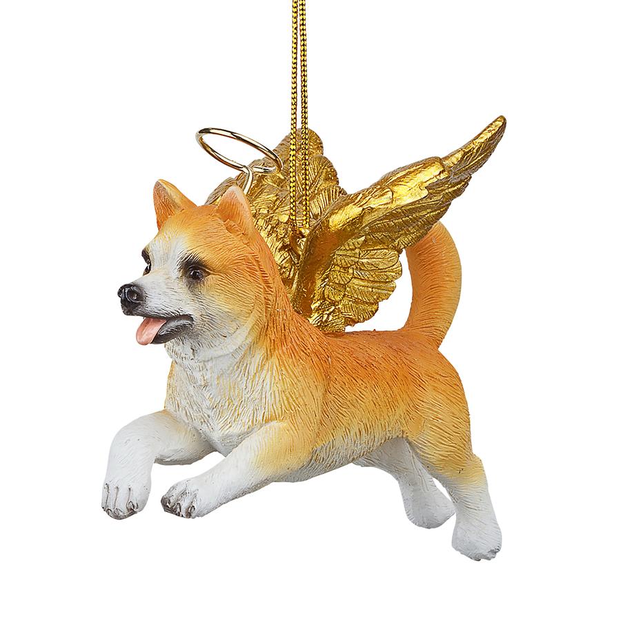 Honor the Pooch: Welsh Corgi Holiday Dog Angel Ornament