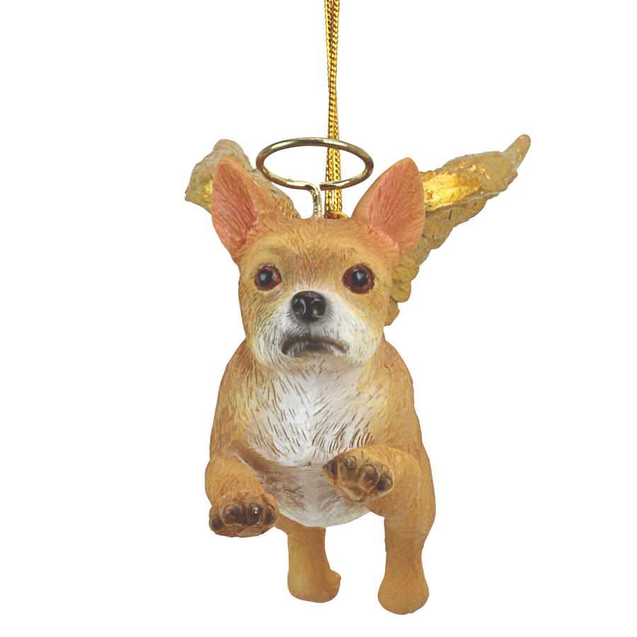 Honor the Pooch: Chihuahua Holiday Dog Angel Ornament