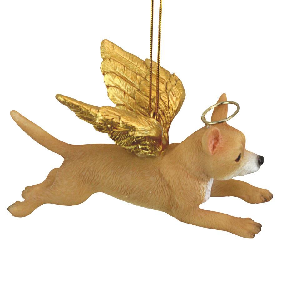 Honor the Pooch: Chihuahua Holiday Dog Angel Ornament