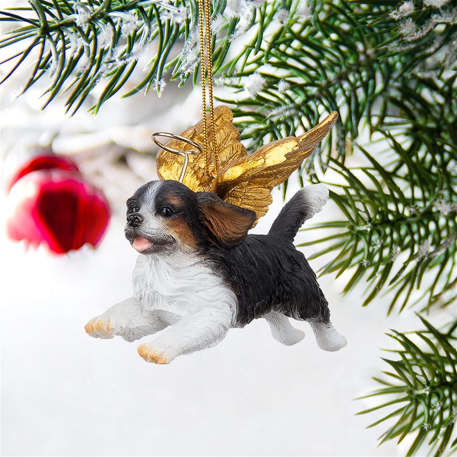 Honor the Pooch: Cavalier Holiday Dog Angel Ornament