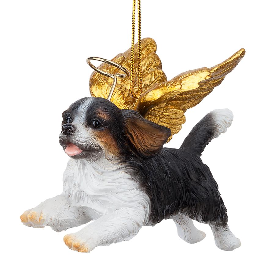 Honor the Pooch: Cavalier Holiday Dog Angel Ornament