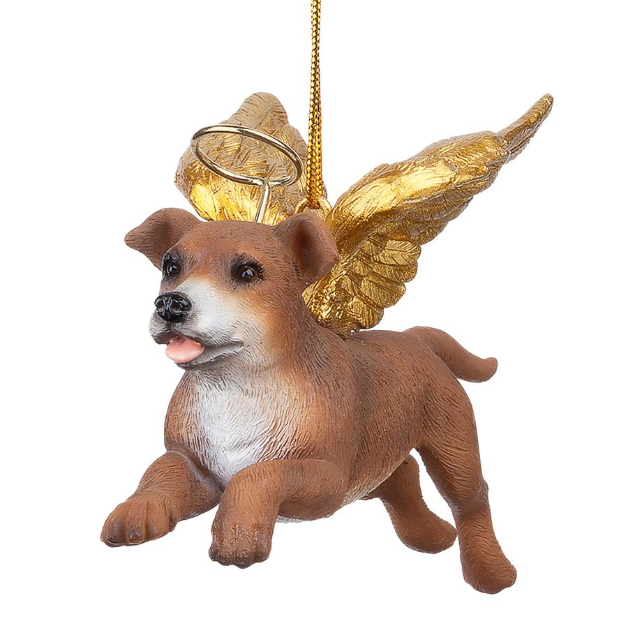 Honor the Pooch: Pit Bull Holiday Dog Angel Ornament