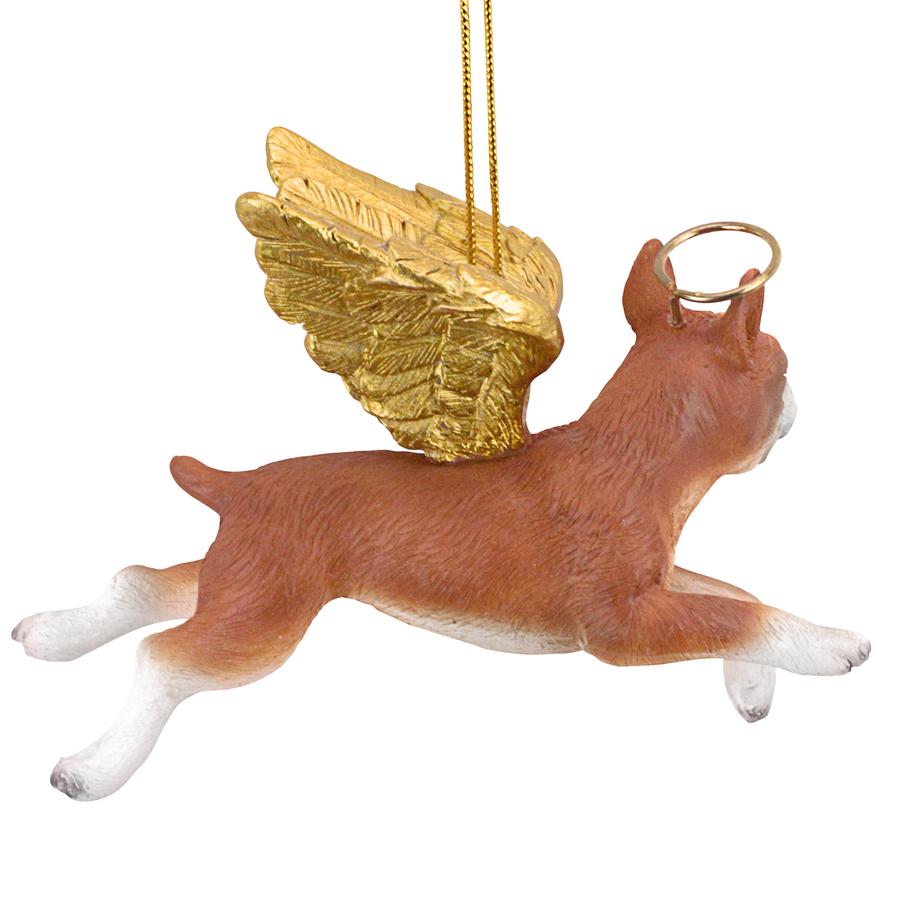 Honor the Pooch: Boxer Holiday Dog Angel Ornament