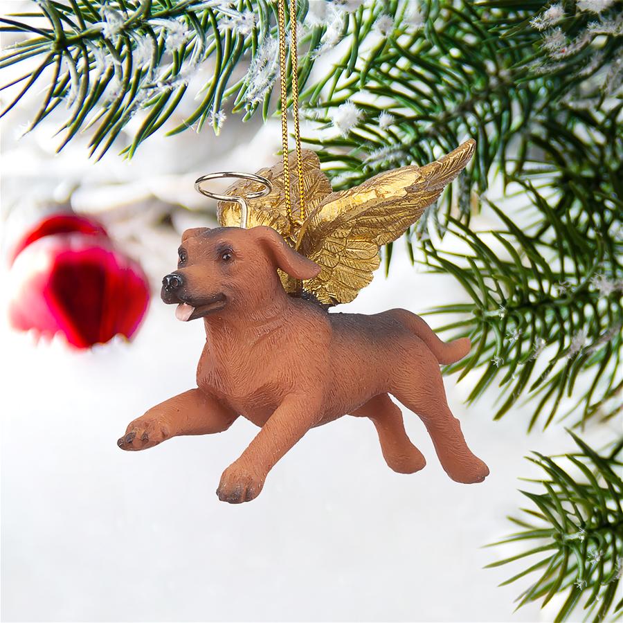 Honor the Pooch: Dachshund Holiday Dog Angel Ornament