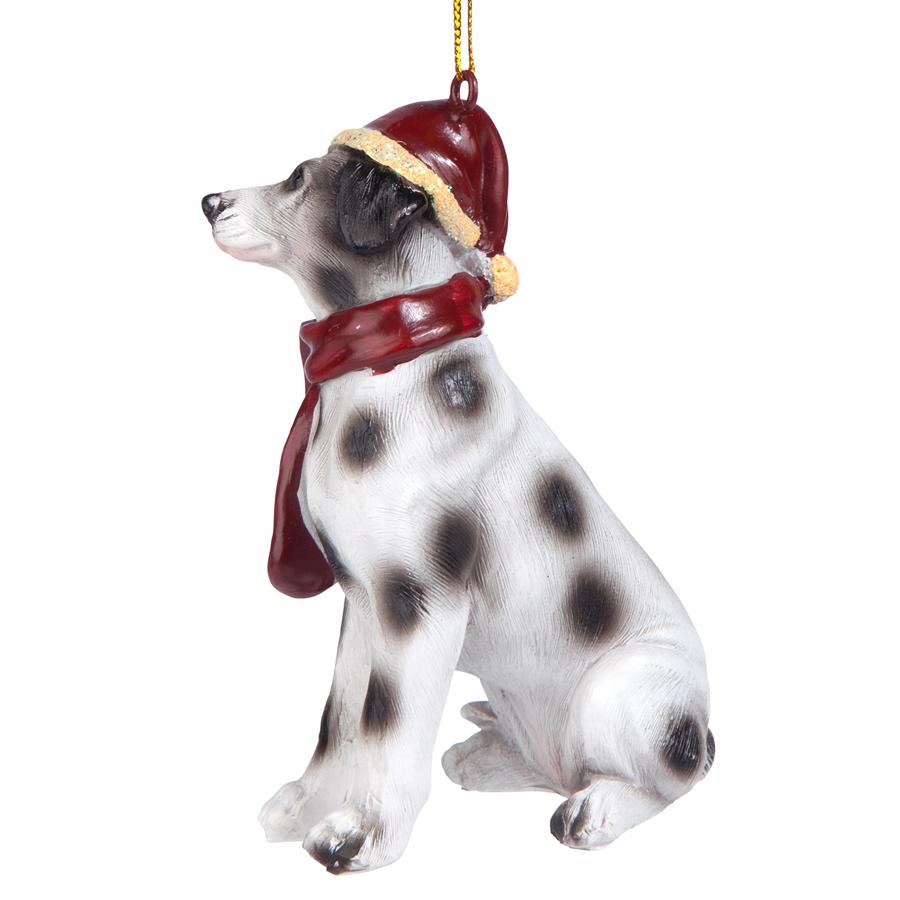 Dalmatian Holiday Dog Ornament Sculpture