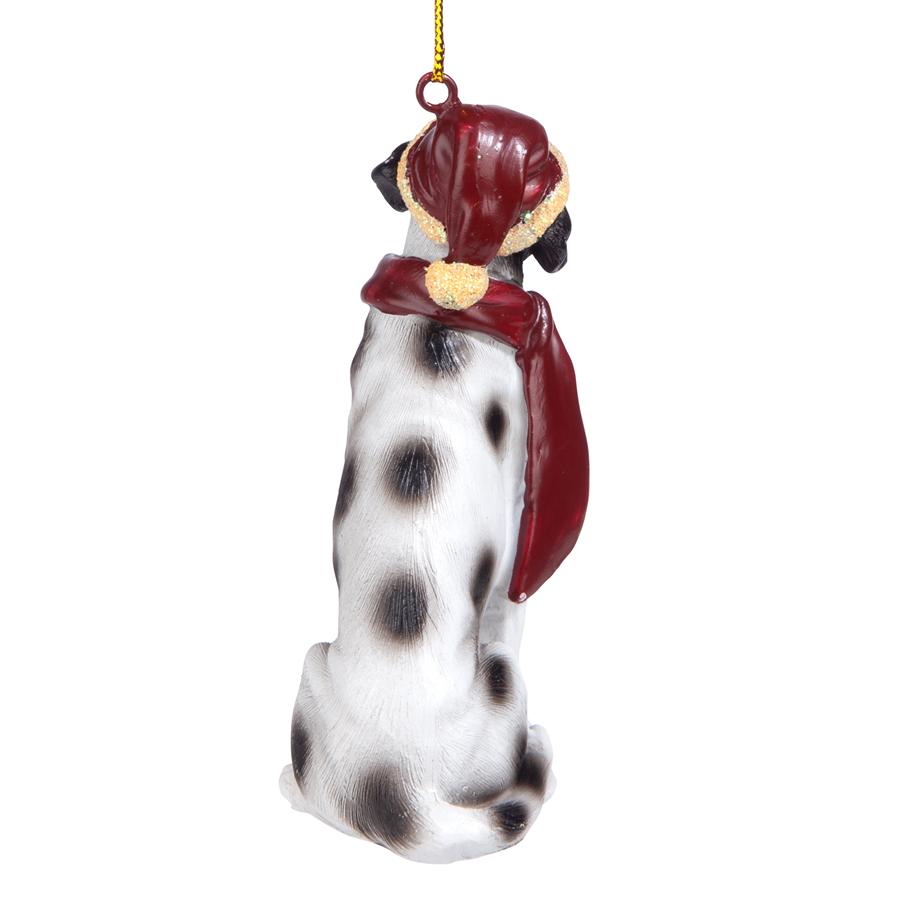 Dalmatian Holiday Dog Ornament Sculpture