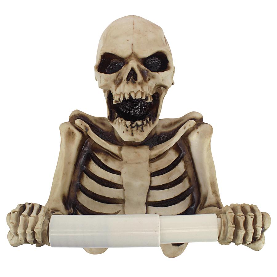 Bone Dry Skeleton Bathroom Toilet Paper Holder