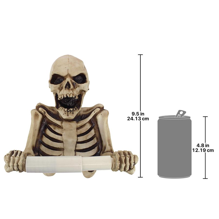 Bone Dry Skeleton Bathroom Toilet Paper Holder