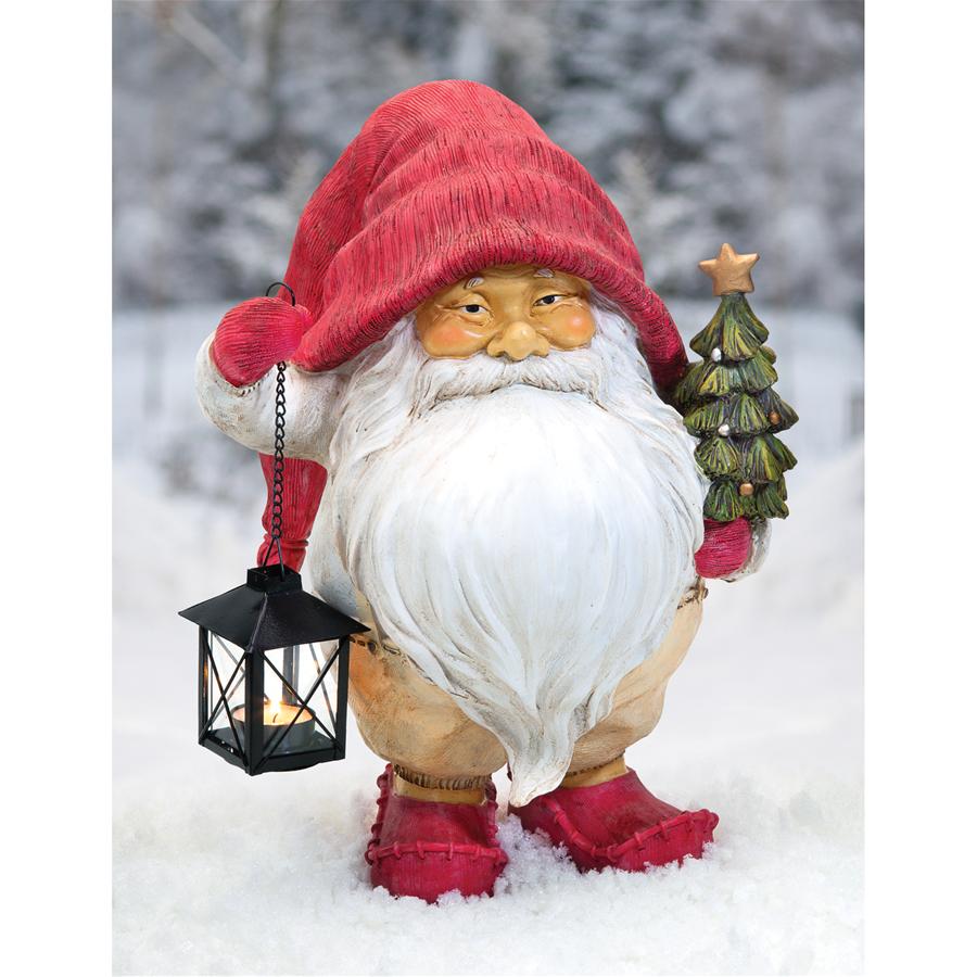 Lighting Santa's Path Whitey the Holiday Gnome Statue