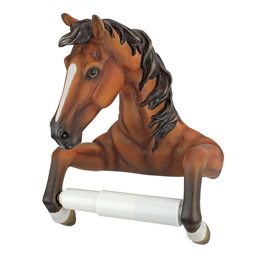 Steady Stallion Bathroom Toilet Paper Holder