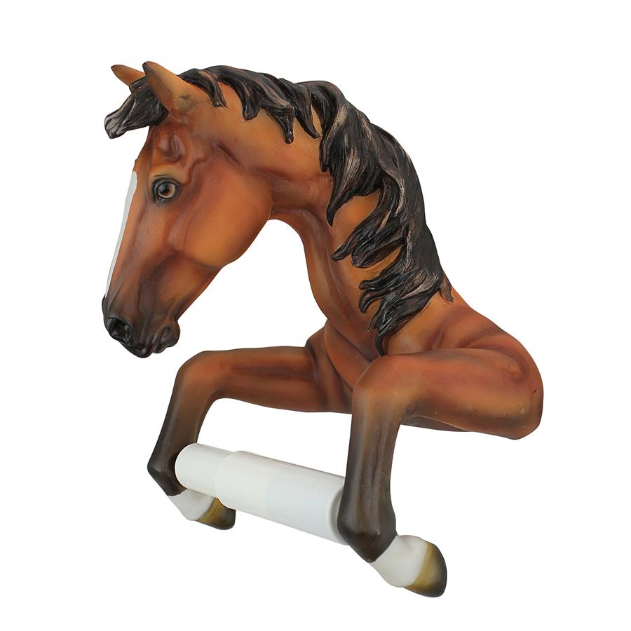 Steady Stallion Bathroom Toilet Paper Holder