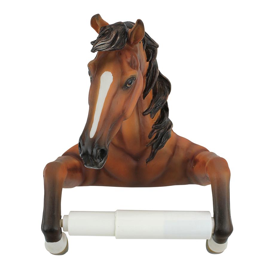 Steady Stallion Bathroom Toilet Paper Holder