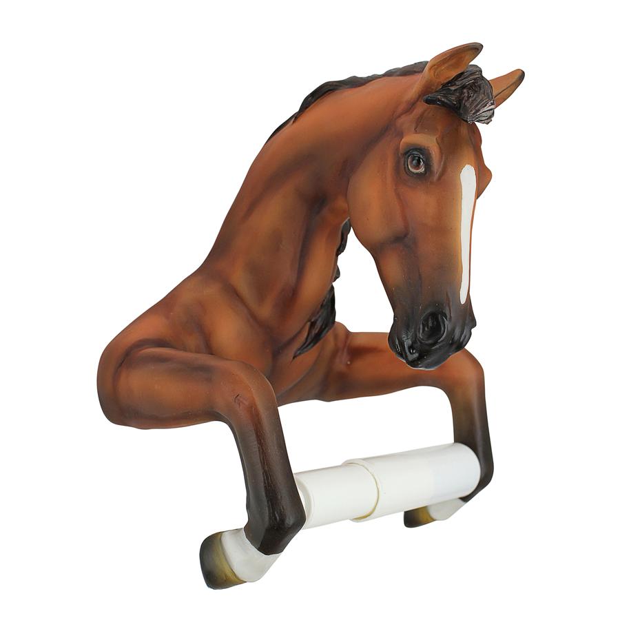 Steady Stallion Bathroom Toilet Paper Holder