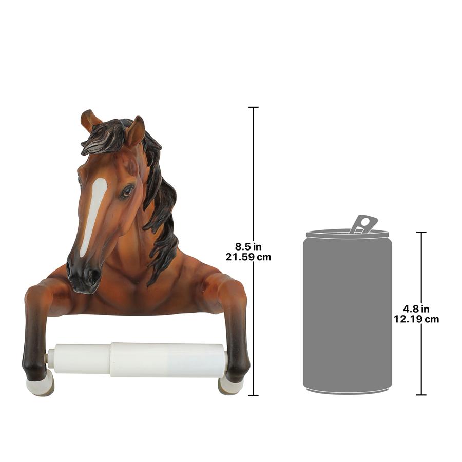 Steady Stallion Bathroom Toilet Paper Holder