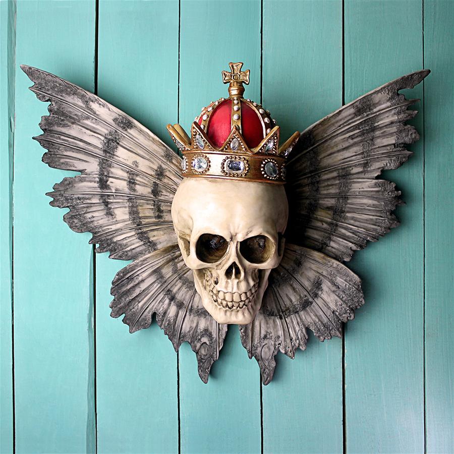 Mortality Metamorphosis Death's Skull Wall Sculpture