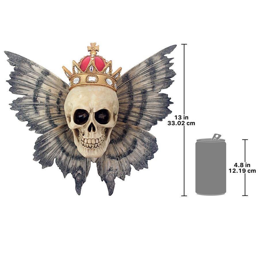 Mortality Metamorphosis Death's Skull Wall Sculpture