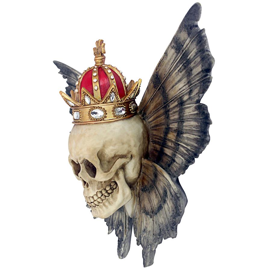 Mortality Metamorphosis Death's Skull Wall Sculpture