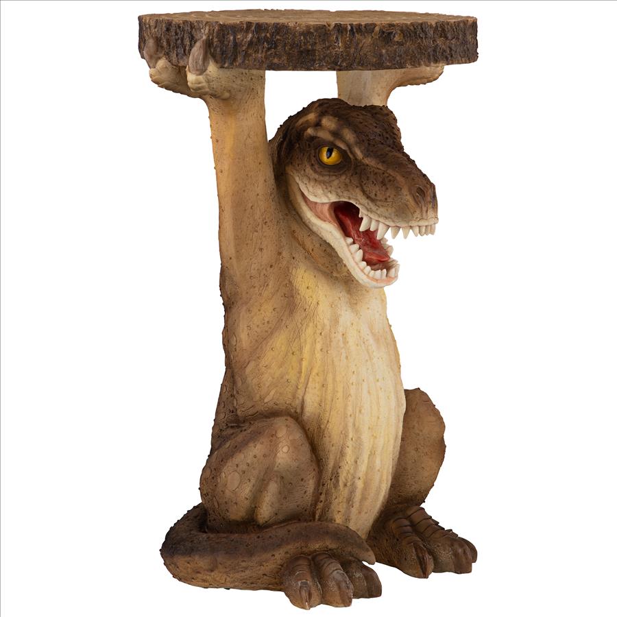 Tyrant T-Rex Sculptural Dinosaur Side Table