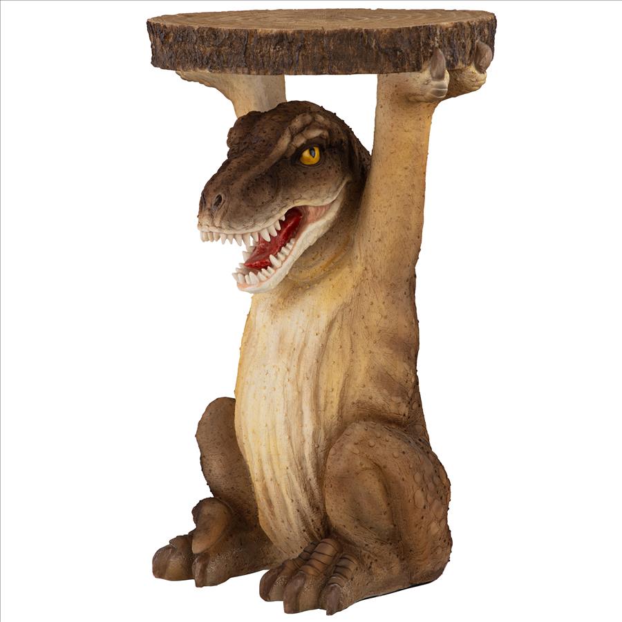 Tyrant T-Rex Sculptural Dinosaur Side Table