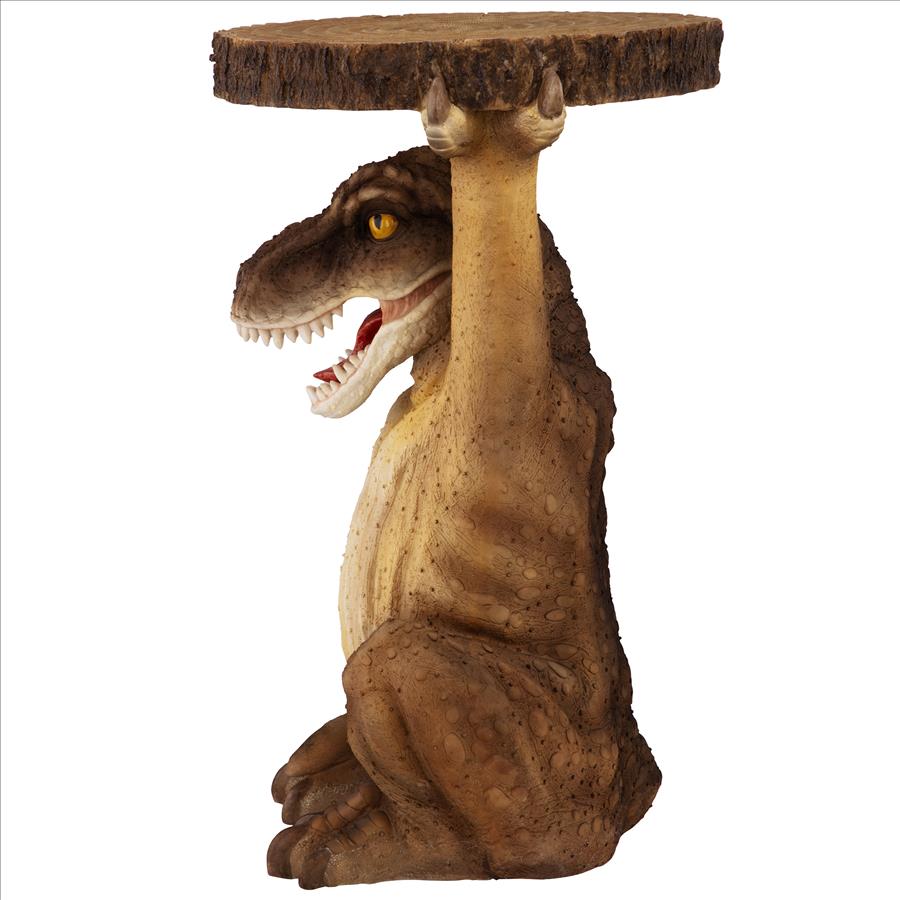 Tyrant T-Rex Sculptural Dinosaur Side Table