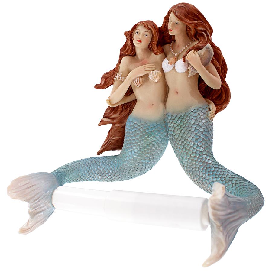 The Mermaids of Flushing Cove Bathroom Toilet Paper Holder