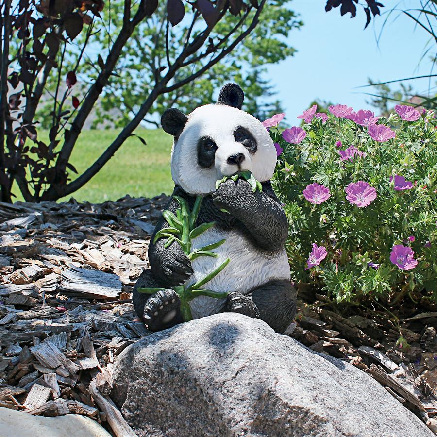 Bai Yun the Asian Panda Bear Statue