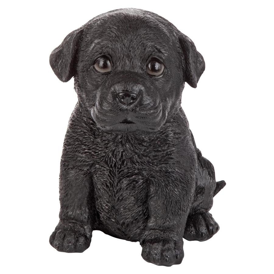 Black Lab Puppy Partner Collectible Dog Statue