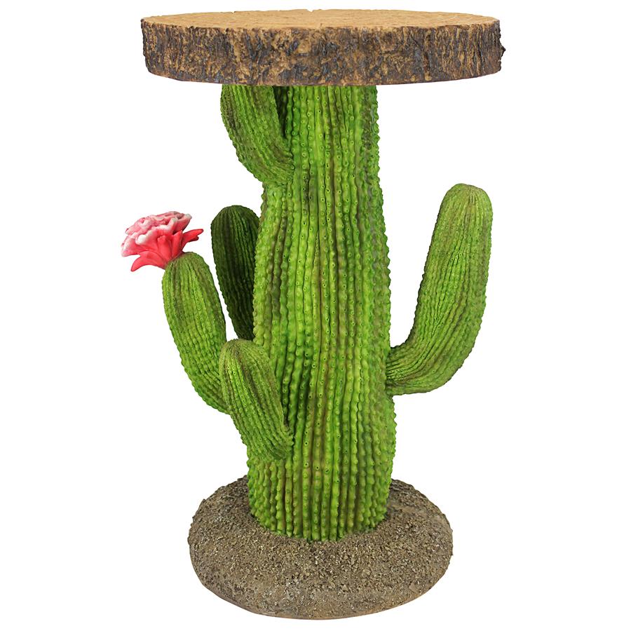 Saguaro Cactus Arizona Desert Sculptural Side Table