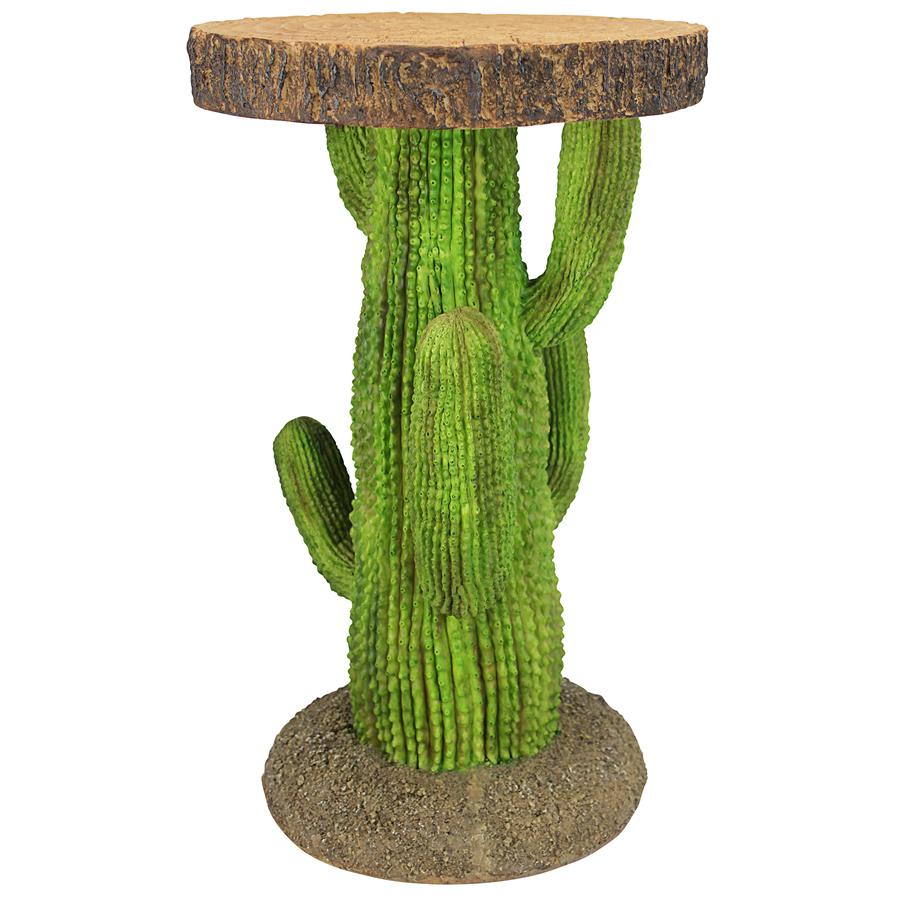 Saguaro Cactus Arizona Desert Sculptural Side Table