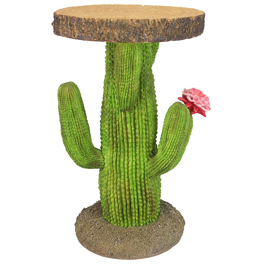 Saguaro Cactus Arizona Desert Sculptural Side Table