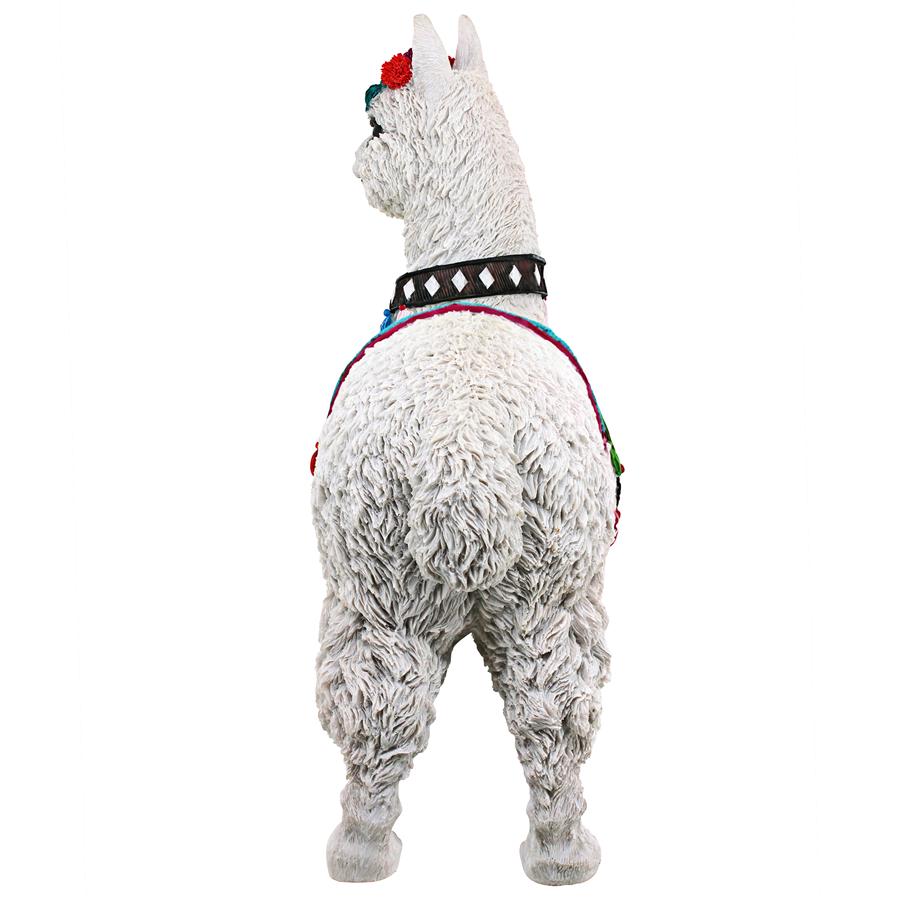 Andes Alpaca of Rainbow Mountain Statue