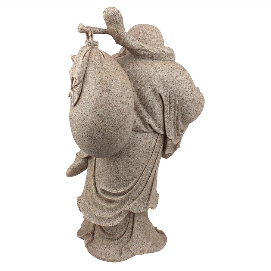 Wandering Happy Hotei Buddha Statue