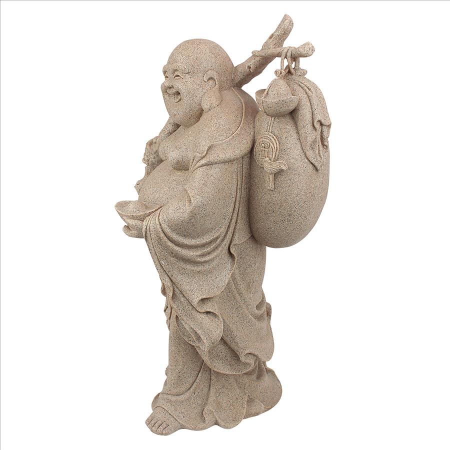 Wandering Happy Hotei Buddha Statue