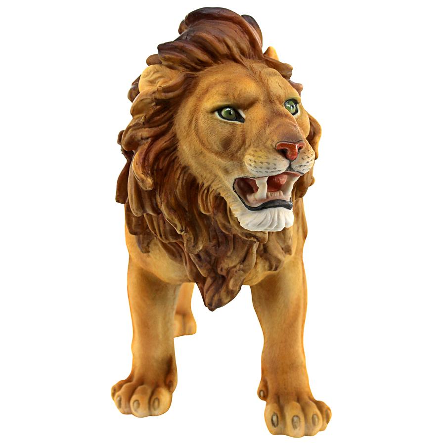 Panthera Lion, King of the African Savanna Garden Statue