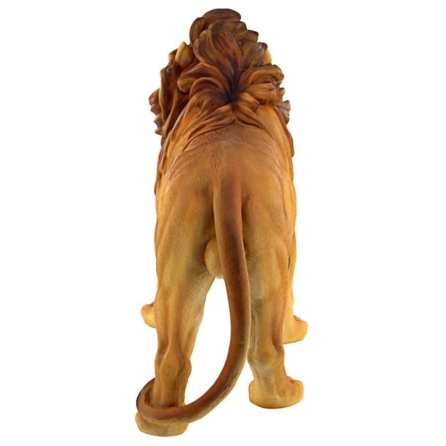 Panthera Lion, King of the African Savanna Garden Statue