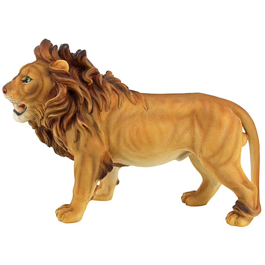 Panthera Lion, King of the African Savanna Garden Statue